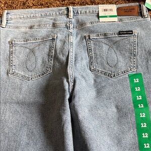 Calvin Klein Light Blue Ankle & Cropped Jeans